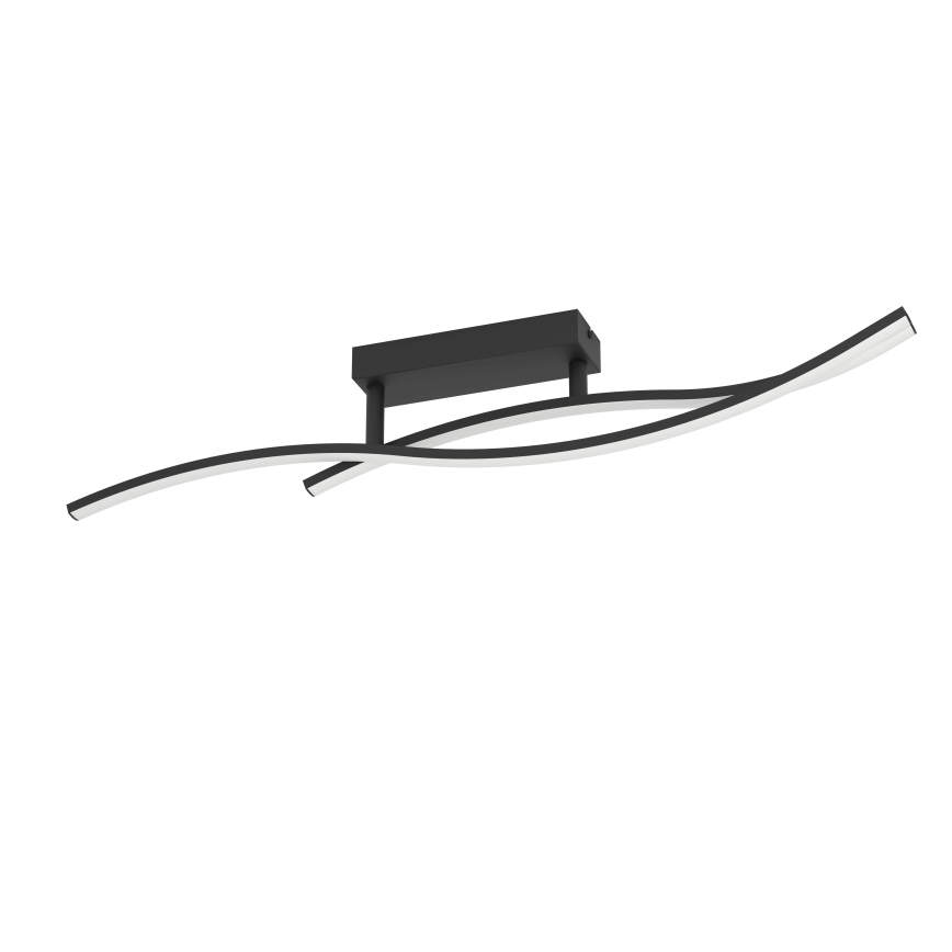Eglo - LED Griestu lampa LED/12W/230V 4000K melna