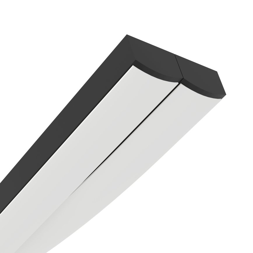 Eglo - LED Lustra ar auklu LED/20W/230V 4000K melna