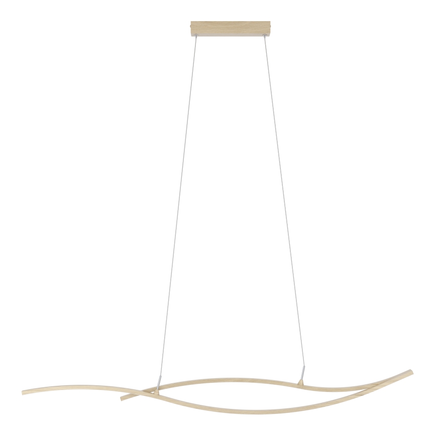 Eglo - LED Lustra ar auklu LED/20W/230V 4000K bēša