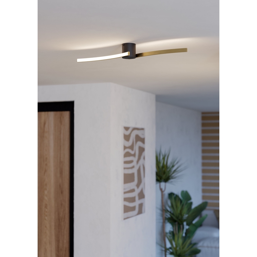 Eglo - LED Griestu lampa LED/12W/230V 4000K zelta