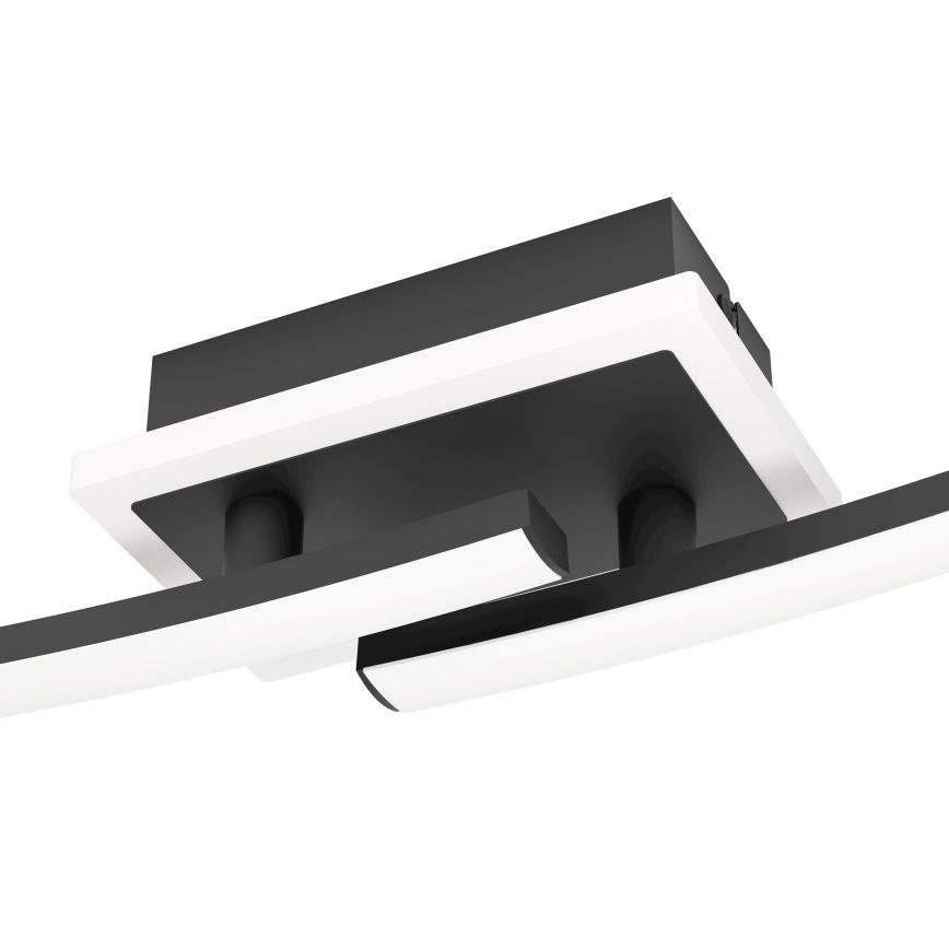 Eglo - LED Griestu lampa LED/12W/230V 4000K melna