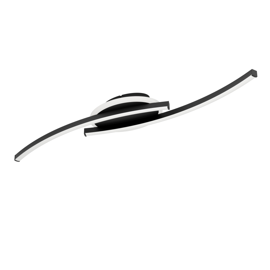 Eglo - LED Griestu lampa LED/12W/230V 4000K melna