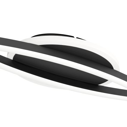 Eglo - LED Griestu lampa LED/12W/230V 4000K melna