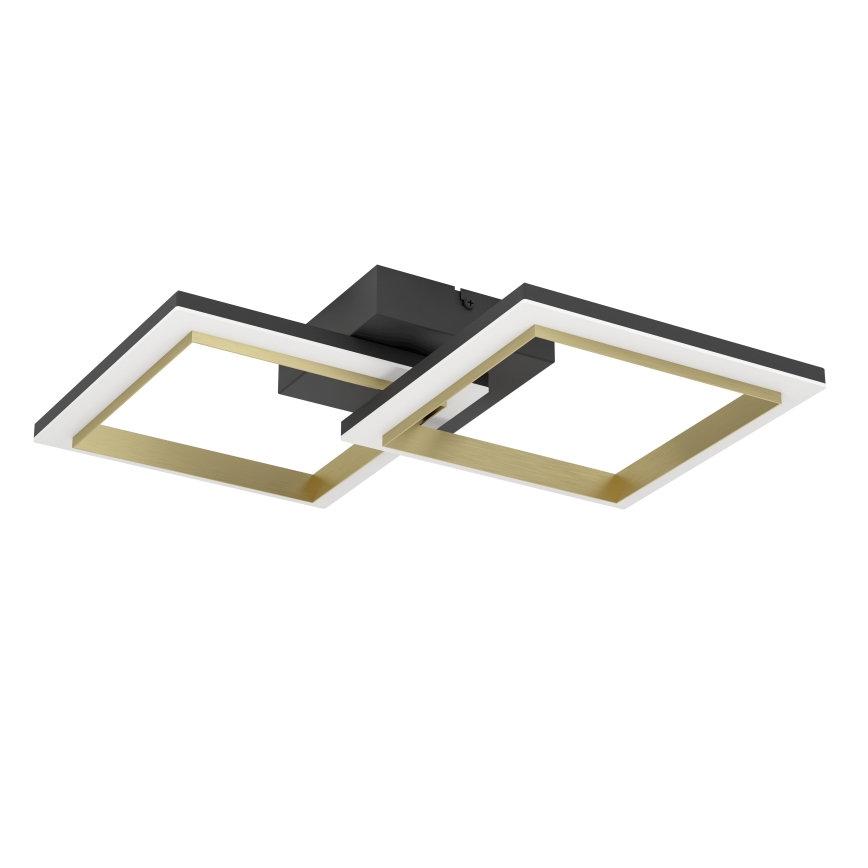 Eglo - LED Aptumšojama griestu lampa LED/18,4W/230V 4000K melna/zelta