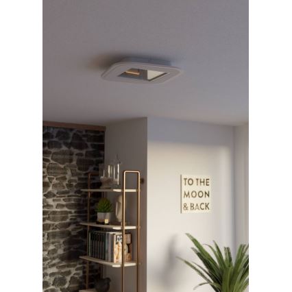 Eglo - LED Aptumšojama griestu lampa LED/20W/230V 2700-6500K balta + tālvadības pults