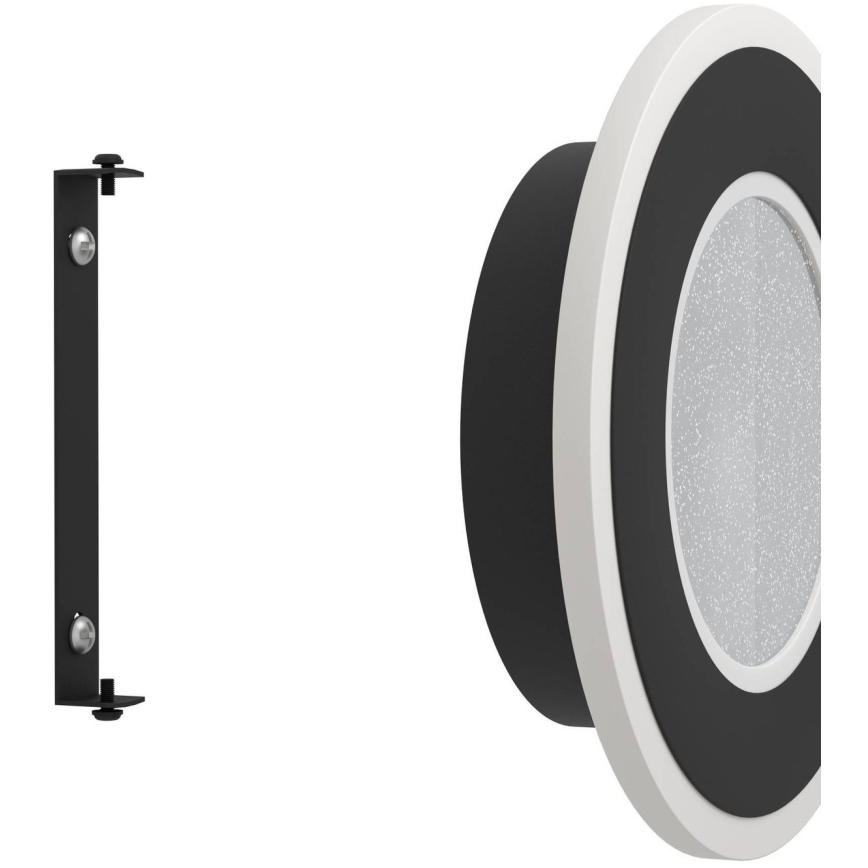 Eglo - LED Sienas lampa LED/12W/230V 4000K melna
