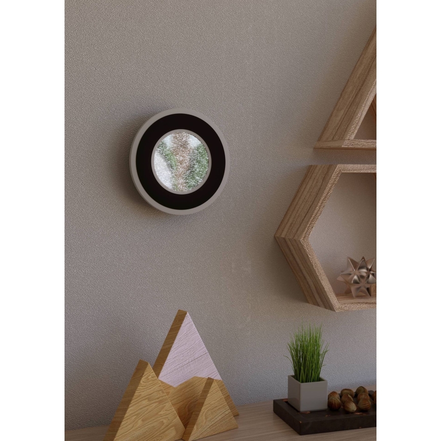 Eglo - LED Sienas lampa LED/12W/230V 4000K melna