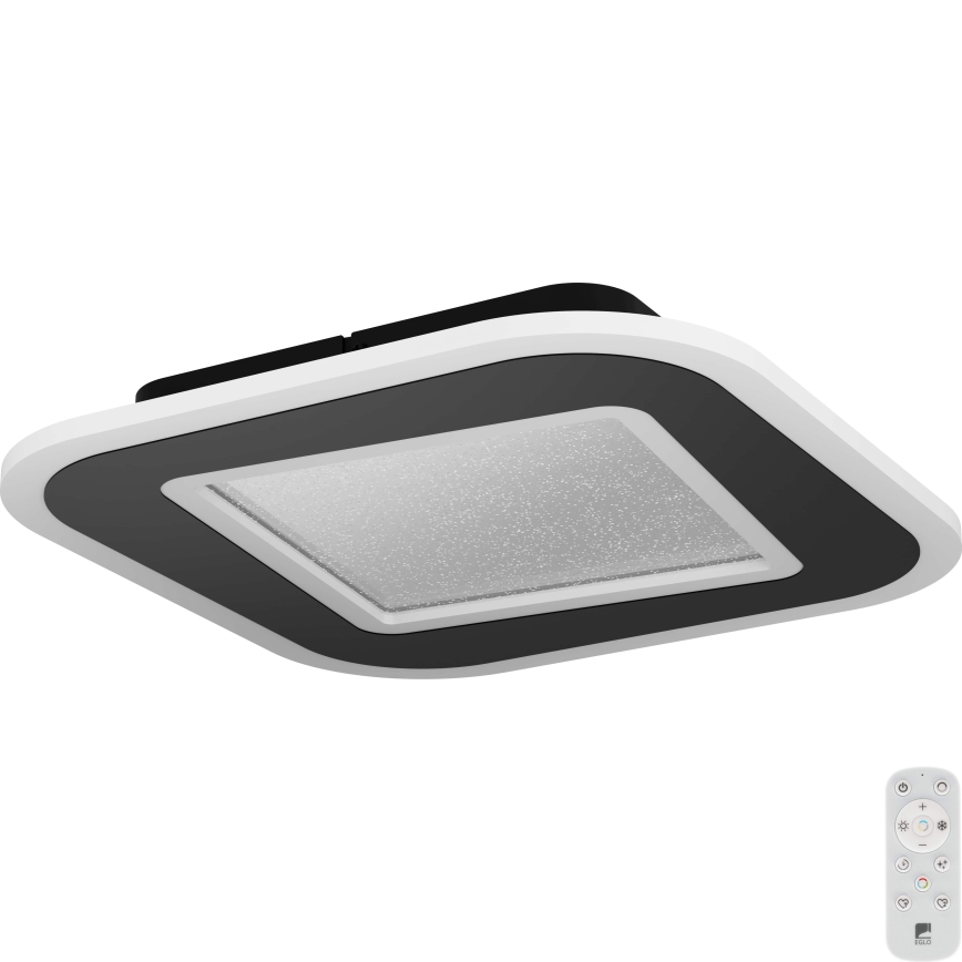Eglo - LED Aptumšojama griestu lampa LED/20W/230V 2700-6500K melna + tālvadības pults