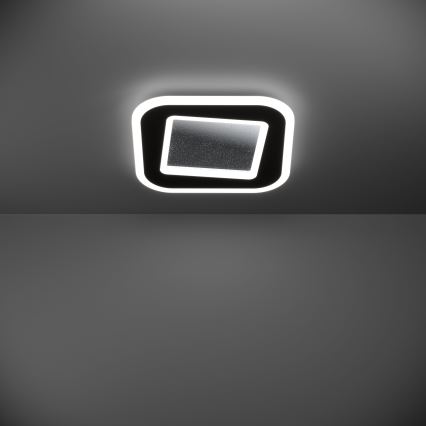Eglo - LED Aptumšojama griestu lampa LED/20W/230V 2700-6500K melna + tālvadības pults