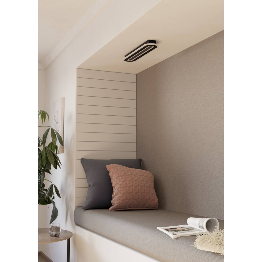 Eglo - LED Aptumšojama griestu lampa LED/20W/230V 2700-6500K melna + tālvadības pults