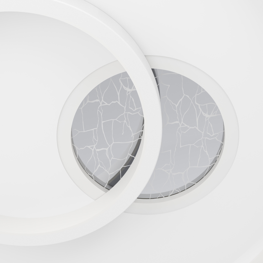 Eglo - LED Griestu lampa 1xLED/14W/230V + 1xLED/8,5W d. 38 cm balta