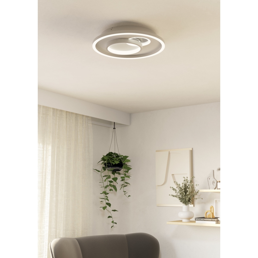 Eglo - LED Griestu lampa 1xLED/14W/230V + 1xLED/8,5W d. 38 cm balta