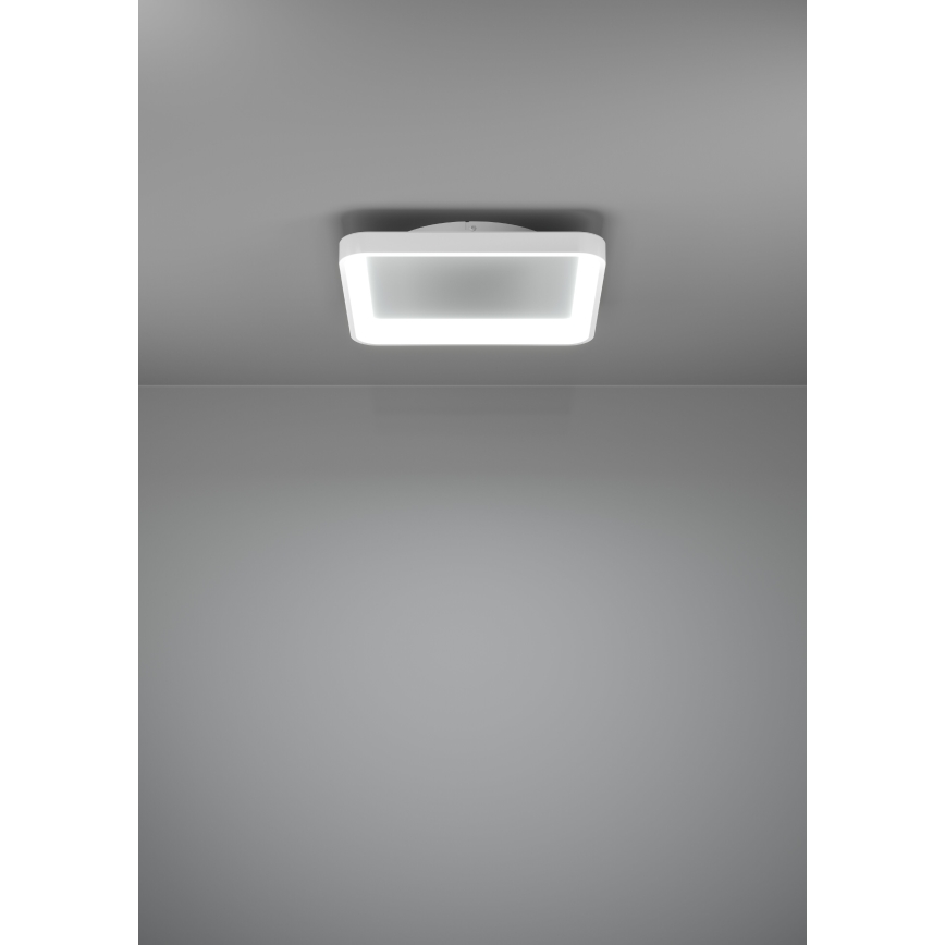 Eglo - LED Aptumšojama griestu lampa LORETELLO LED/12W/230V balta + tālvadības pults