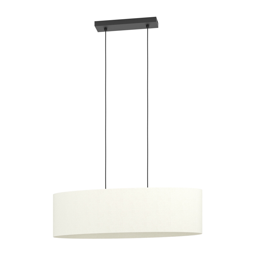 Eglo - Lustra ar auklu 2xE27/60W/230V balta