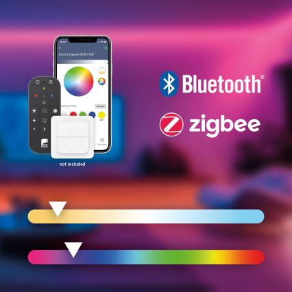 Eglo - LED RGBW Aptumšojama vannas istaba spoguļa apgaismojums LED/12W/230V 2700-6500K IP44 matēts hroms
