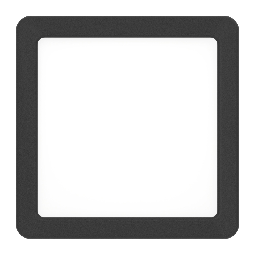 Eglo - LED griestu gaismeklis LED/7W/230V 2700/4000/6500K 15x15cm melns