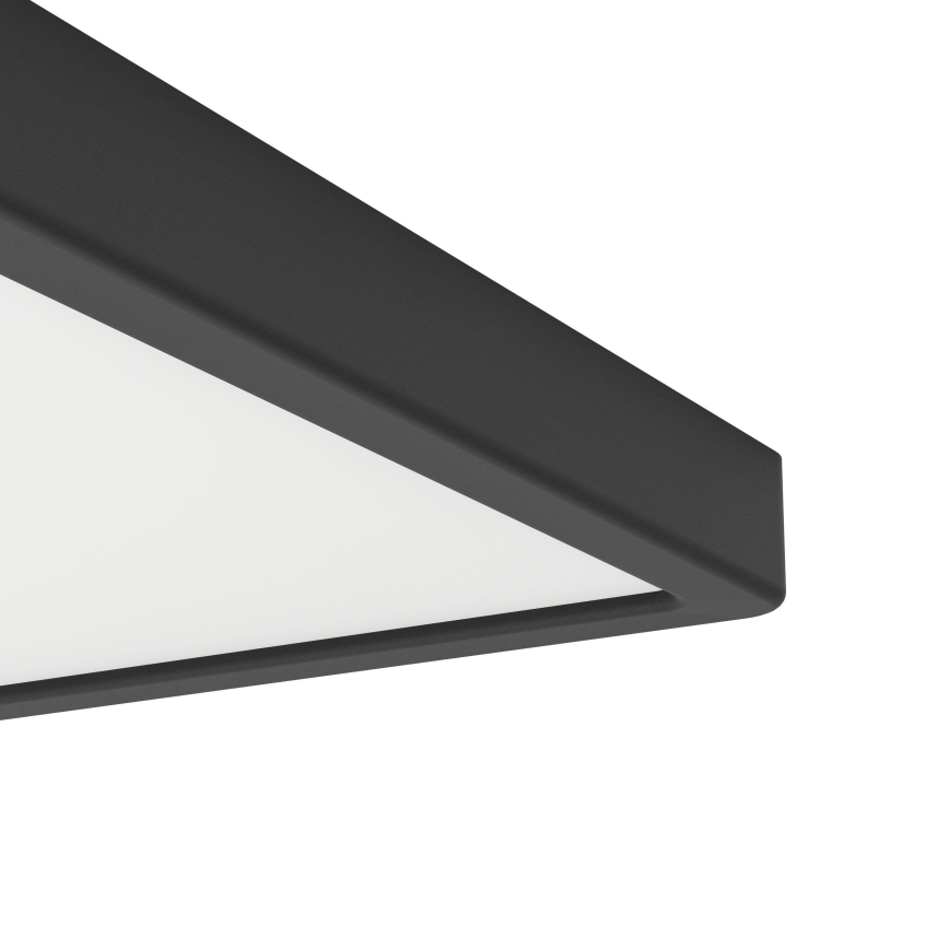 Eglo - LED griestu gaismeklis LED/17,5W/230V 2700/4000/6500K 39x39 cm melns
