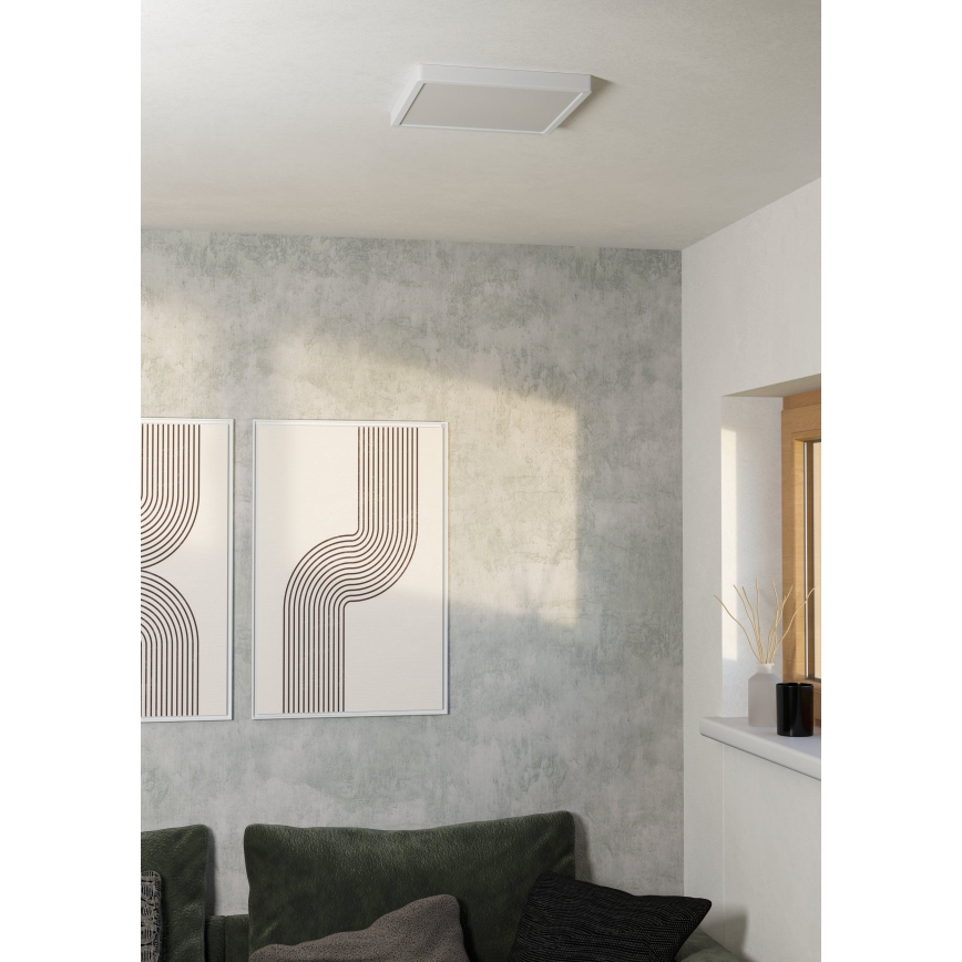 Eglo - LED griestu gaismeklis LED/13W/230V 2700/4000/6500K 29x29 cm balts