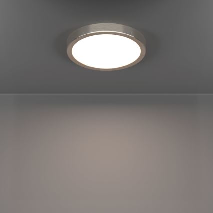 Eglo - LED griestu gaismeklis LED/11,5W/230V 2700/4000/6500K Ø 21,1 cm matēts hroms