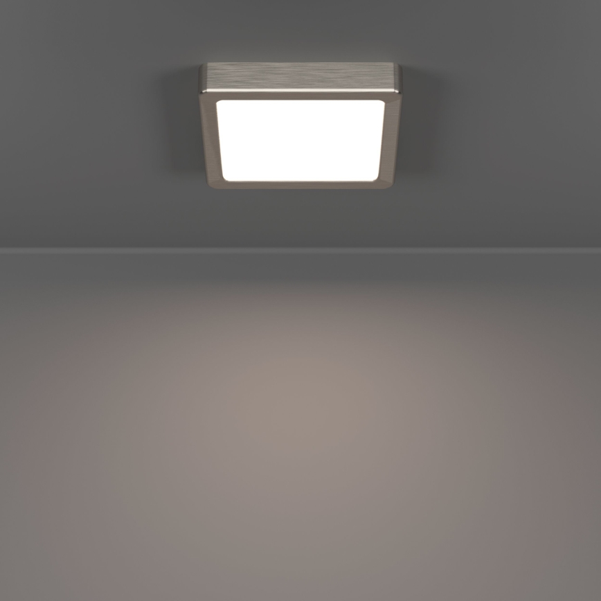 Eglo - LED griestu gaismeklis LED/7W/230V 2700/4000/6500K 15x15 cm matēts hroms