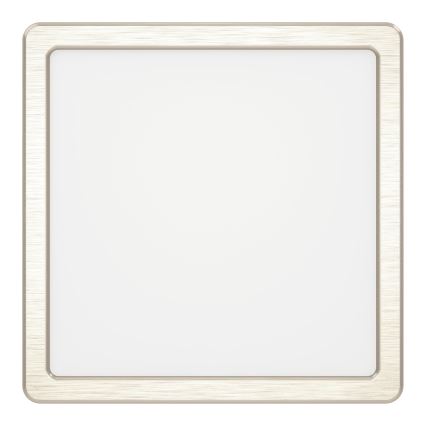 Eglo - LED griestu gaismeklis LED/10,5W/230V 2700/4000/6500K 22x22 cm matēts hroms