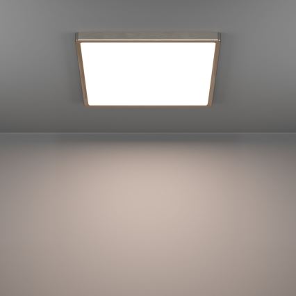 Eglo - LED griestu gaismeklis LED/17,5W/230V 2700/4000/6500K 39x39 cm matēta hroma apdare