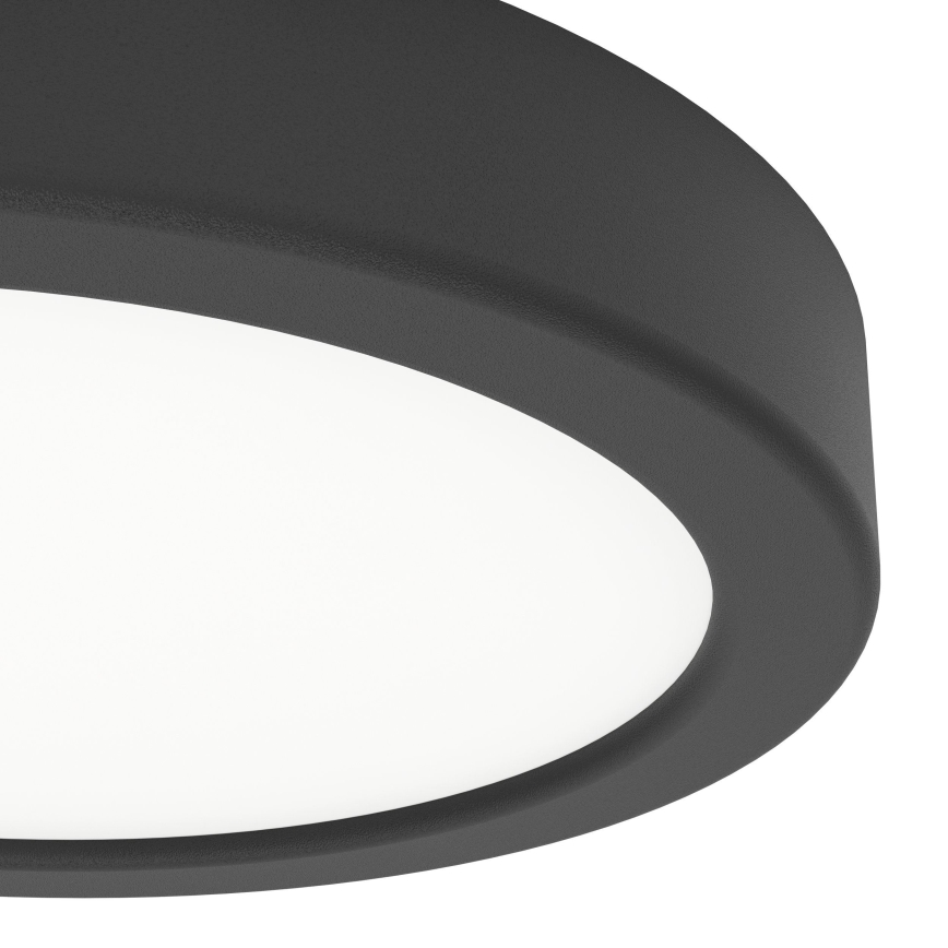 Eglo - LED vannas istabas griestu gaismeklis LED/7,5W/230V 2700/4000/6500K Ø 16,6 cm IP44 melns