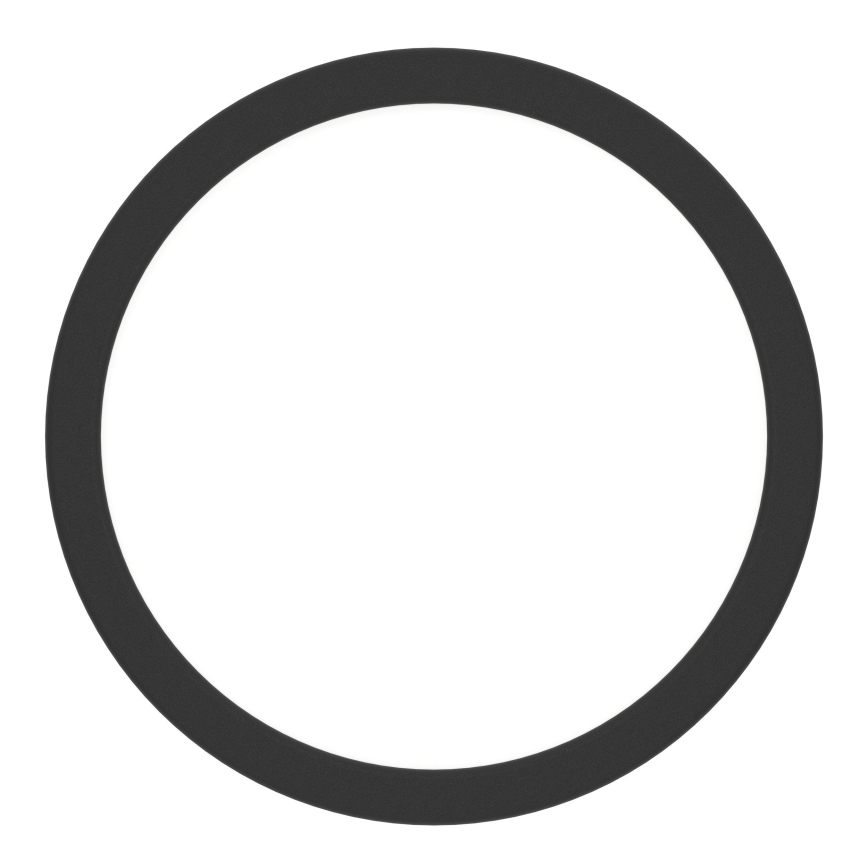 Eglo - LED vannas istabas griestu gaismeklis LED/11,5W/230V Ø 21,1 cm IP44 melns