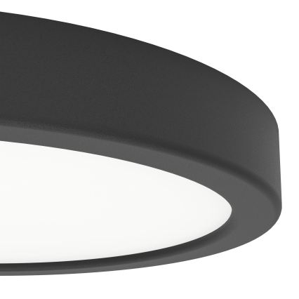 Eglo - LED vannas istabas griestu gaismeklis LED/11,5W/230V 2700/4000/6500K Ø 21,1 cm IP44 melns