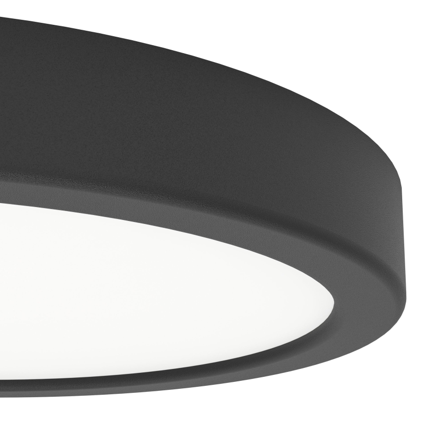 Eglo - LED vannas istabas griestu gaismeklis LED/11,5W/230V 2700/4000/6500K Ø 21,1 cm IP44 melns