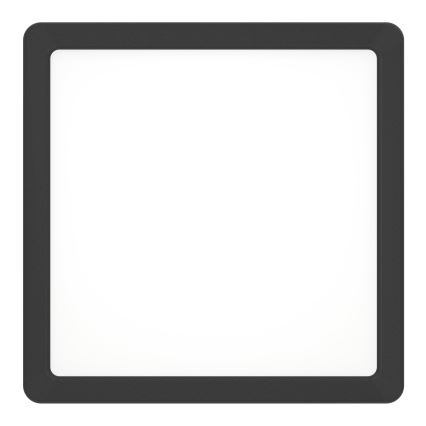 Eglo - LED vannas istabas griestu lampa LED/10,5W/230V 2700/4000/6500K 22x22 cm IP44 melna