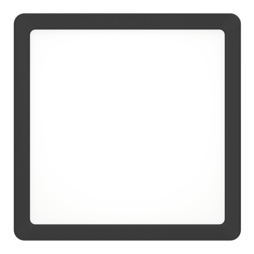 Eglo - LED griestu lampa vannas istabai LED/10,5W/230V 22x22 cm IP44 melna