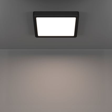 Eglo - LED griestu lampa vannas istabai LED/10,5W/230V 22x22 cm IP44 melna