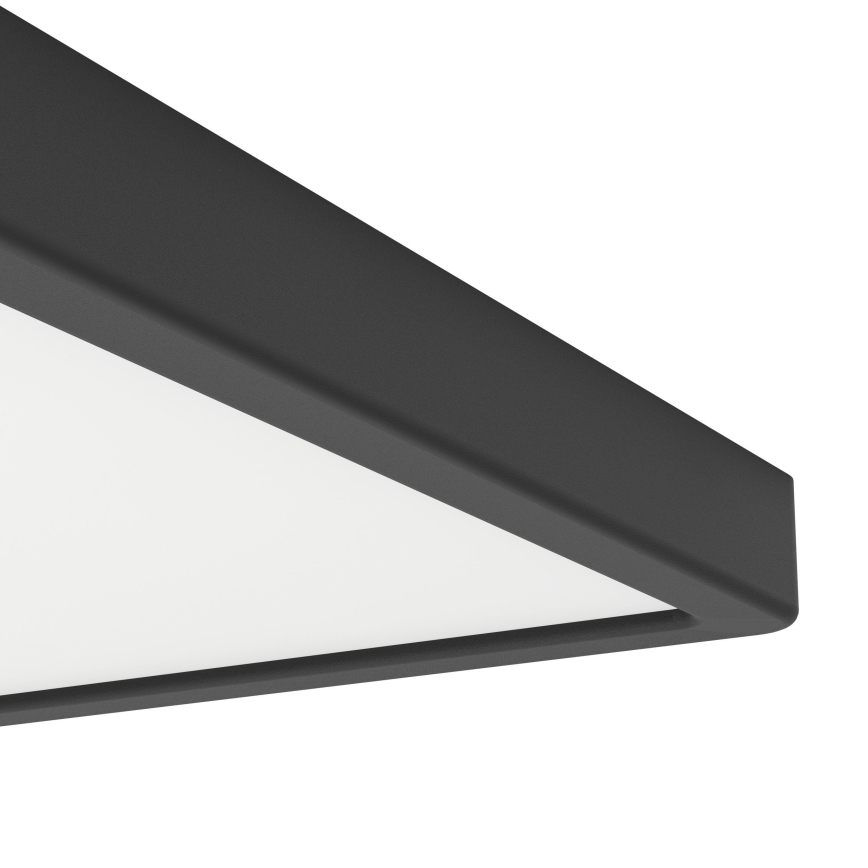 Eglo - LED vannas istabas griestu gaismeklis LED/13W/230V 2700/4000/6500K 29x29 cm IP44 melns