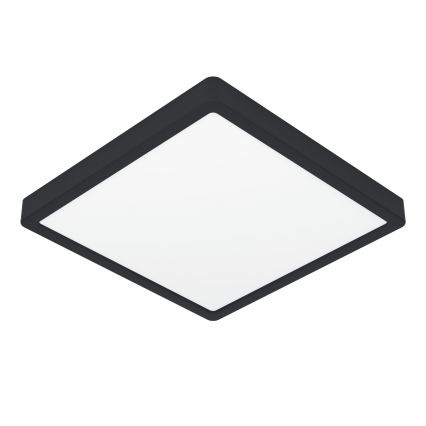 Eglo - LED vannas istabas griestu gaismeklis LED/13W/230V 29x29 cm IP44 melns