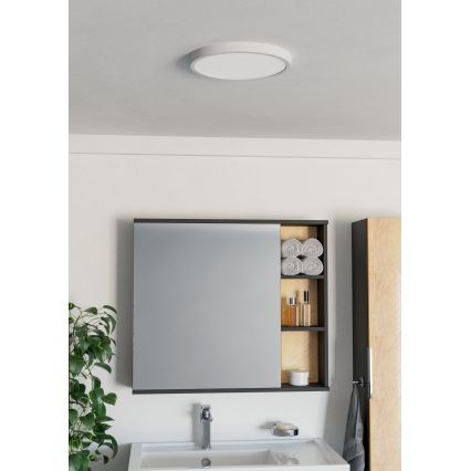 Eglo - LED vannas istabas griestu lampa LED/14,2W/230V 2700/4000/6500K Ø 27,8 cm IP44 balta