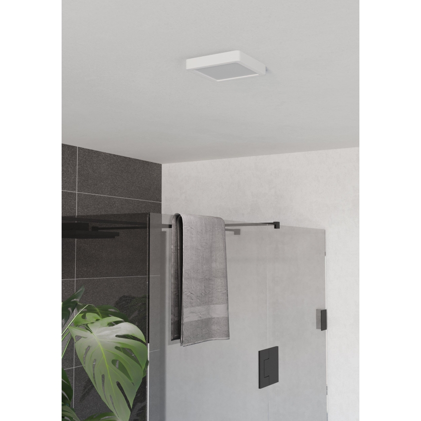 Eglo - vannas istabas LED griestu lampa LED/7W/230V 2700/4000/6500K 15x15 cm IP44 balta