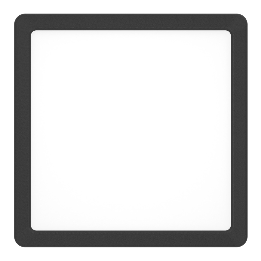 Eglo - LED RGBW ar regulējamu spilgtumu vannasistabas griestu gaismeklis LED/10,5W/230V 2700-6500K 22x22 cm IP44 melns