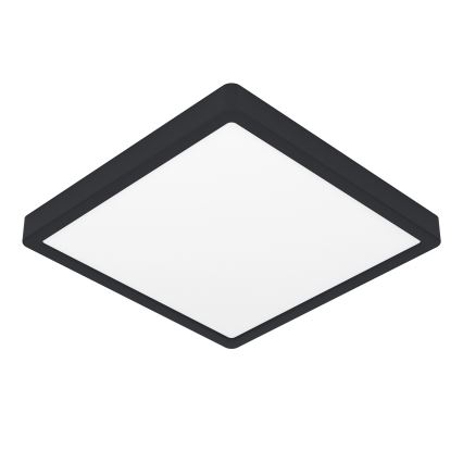 Eglo - LED RGBW regulējama vannas istabas griestu lampa LED/13,5W/230V 2700-6500K 29,5x29,5 cm IP44 melna