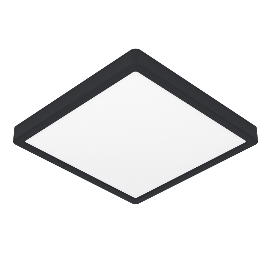 Eglo - LED RGBW regulējama vannas istabas griestu lampa LED/13,5W/230V 2700-6500K 29,5x29,5 cm IP44 melna