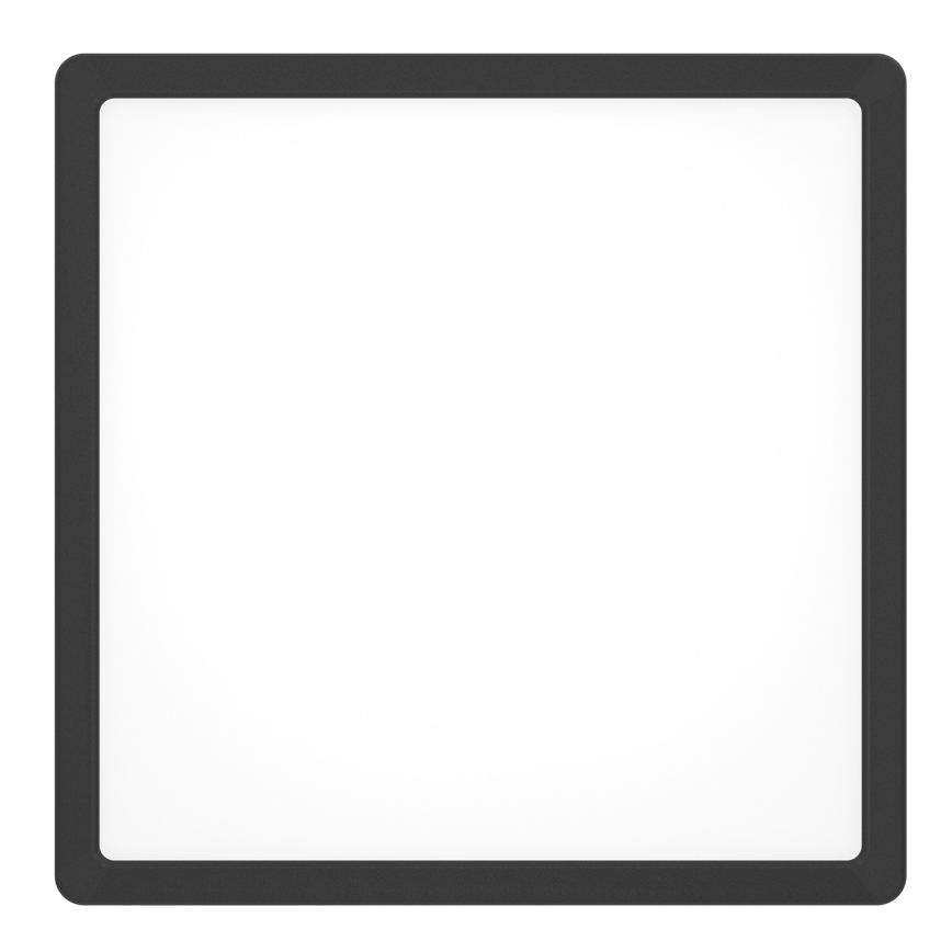 Eglo - LED RGBW regulējama vannas istabas griestu lampa LED/13,5W/230V 2700-6500K 29,5x29,5 cm IP44 melna