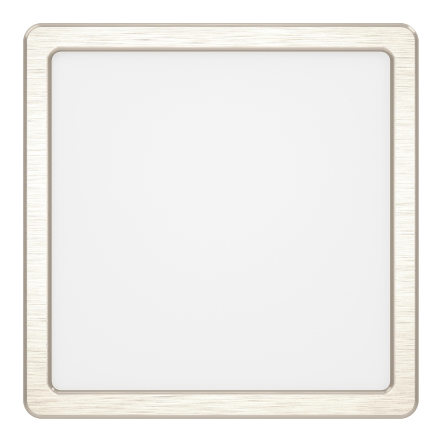 Eglo - LED RGBW regulējama vannasistabas griestu lampa LED/10,5W/230V 2700-6500K 22x22 cm IP44 matēta hroma apdare