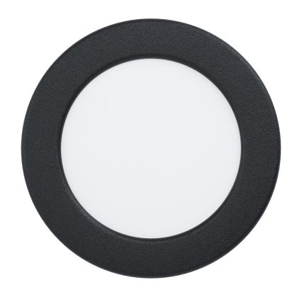 Eglo - LED iebūvējamais griestu gaismeklis LED/6,3W/230V 2700/4000/6500K Ø 11,9 cm melns