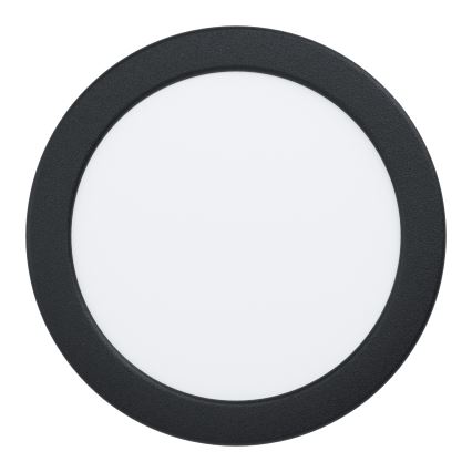 Eglo - LED iebūvējamais griestu gaismeklis LED/10,5W/230V 2700/4000/6500K Ø 16,8 cm melns