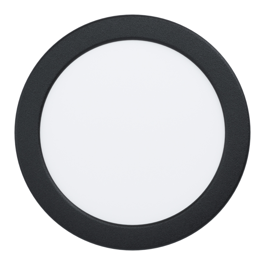 Eglo - LED iebūvējamais griestu gaismeklis LED/10,5W/230V 2700/4000/6500K Ø 16,8 cm melns