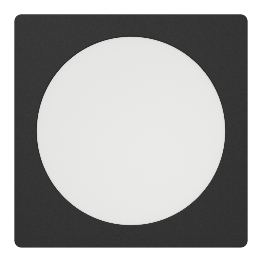 Eglo - LED griestu iebūvējams gaismeklis LED/10,5W/230V 2700/4000/6500K 16,6x16,6 cm melns