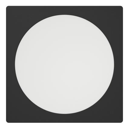 Eglo - LED iebūvējamais griestu gaismeklis LED/18,5W/230V 2700/4000/6500K 21,6x21,6 cm melns