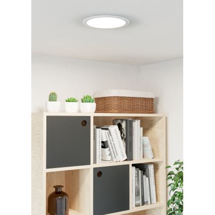 Eglo - LED iebūvējamais griestu gaismeklis LED/18,5W/230V 2700/4000/6500K Ø 21,6 cm balts