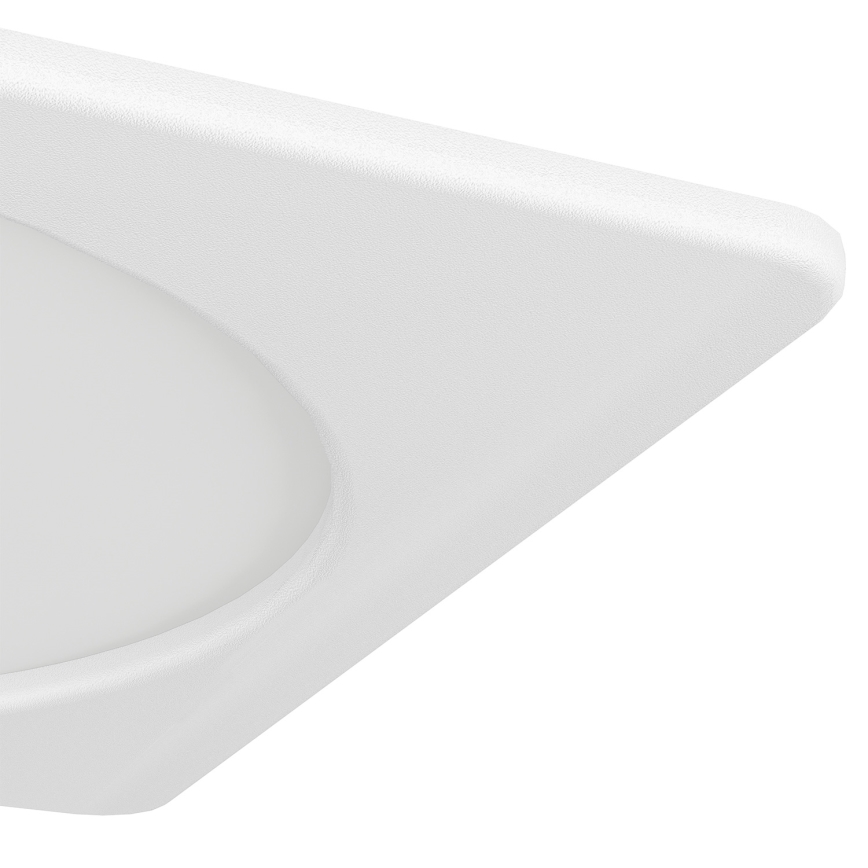 Eglo - LED iebūvējamais griestu gaismeklis LED/10,5W/230V 2700/4000/6500K 16,6x16,6 cm melns
