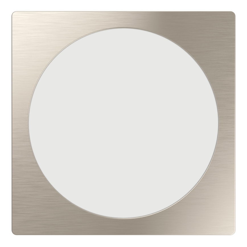 Eglo - LED iebūvējamais griestu gaismeklis LED/18,5W/230V 2700/4000/6500K 21,6x21,6 cm matēts hroms